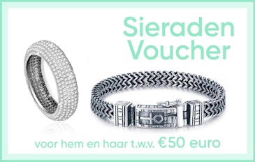 Waardebon t.w.v. €50 voor sieraden bij Di Lusso