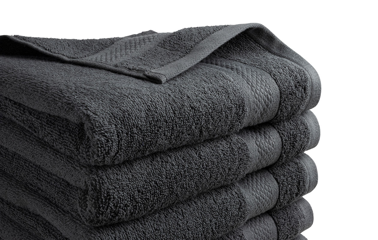 6-pack Handdoek hotel collectie - 50x100 - Antraciet