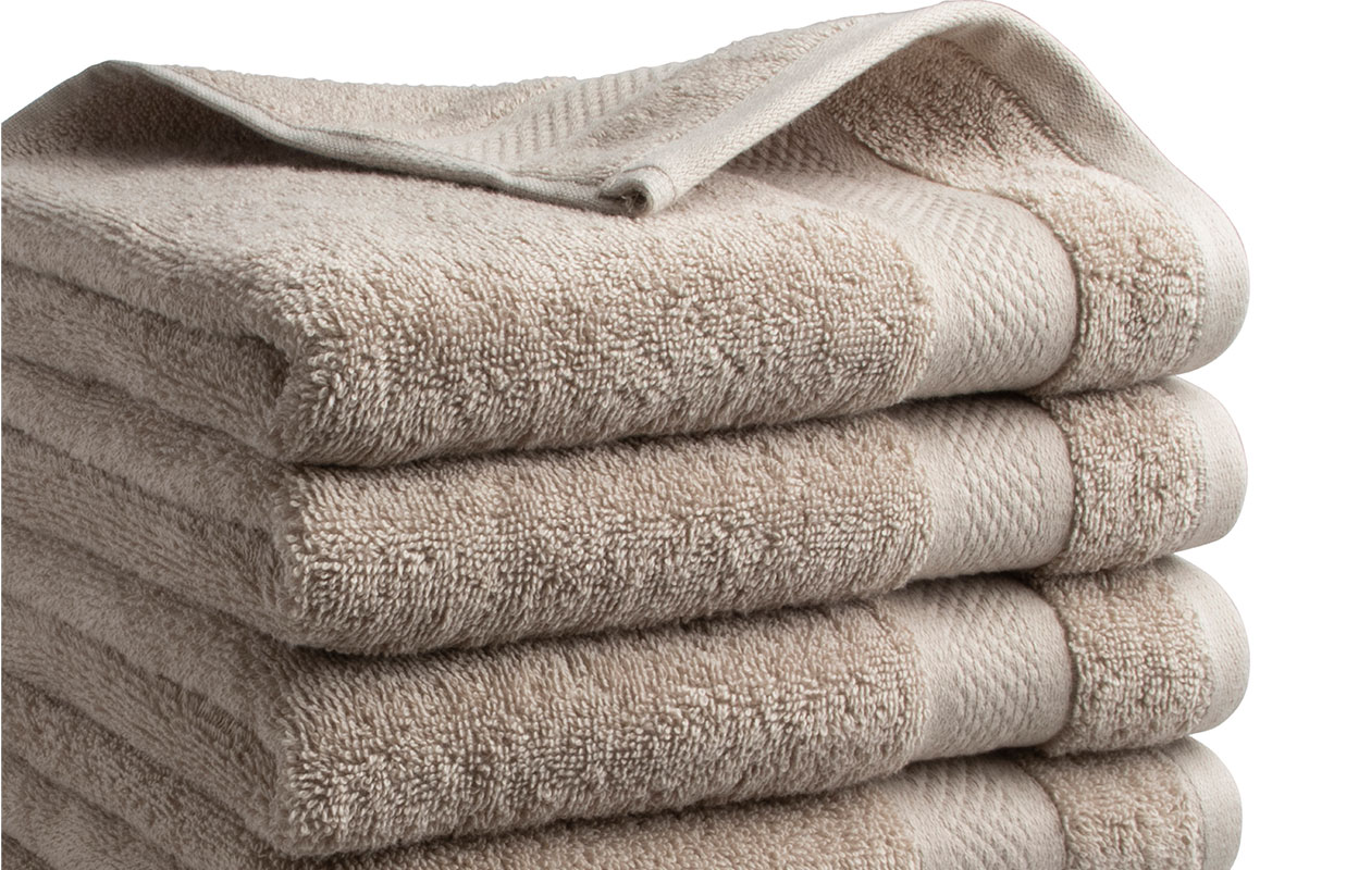 6-pack handdoek hotel collectie - 50x100 - taupe