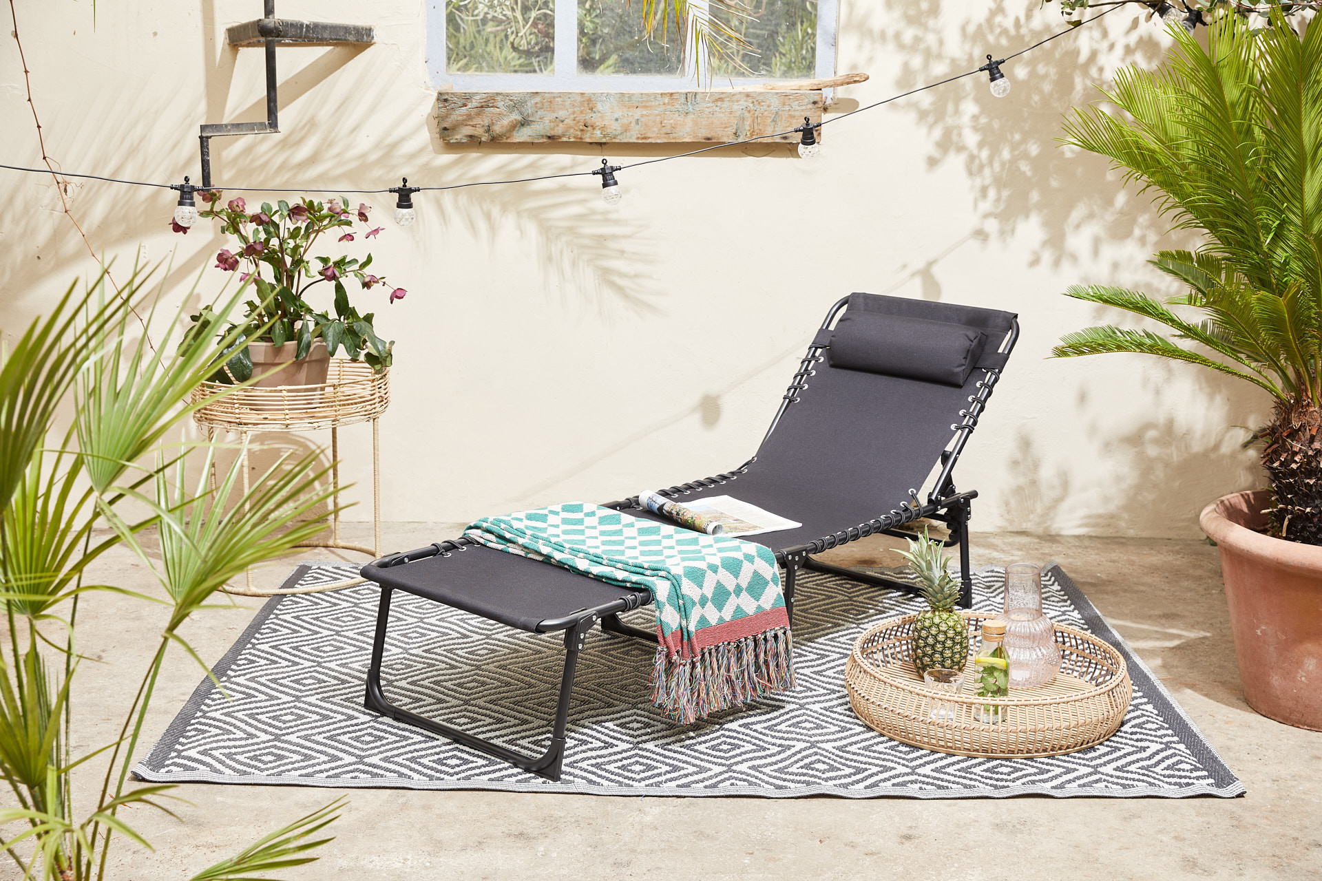 Bain de soleil 909 Outdoor avec coussin