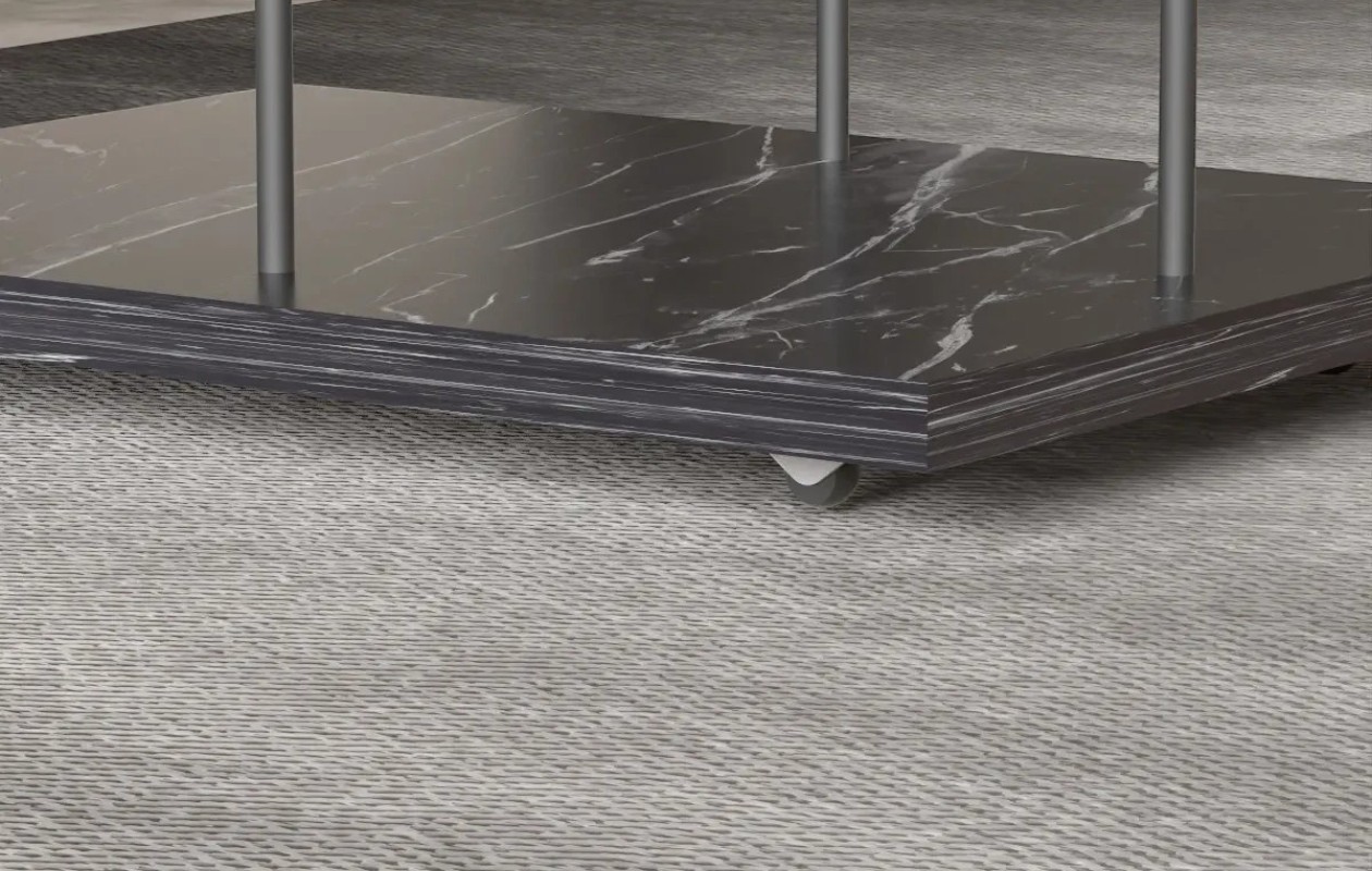 Artiva bijzettafel met wieltjes