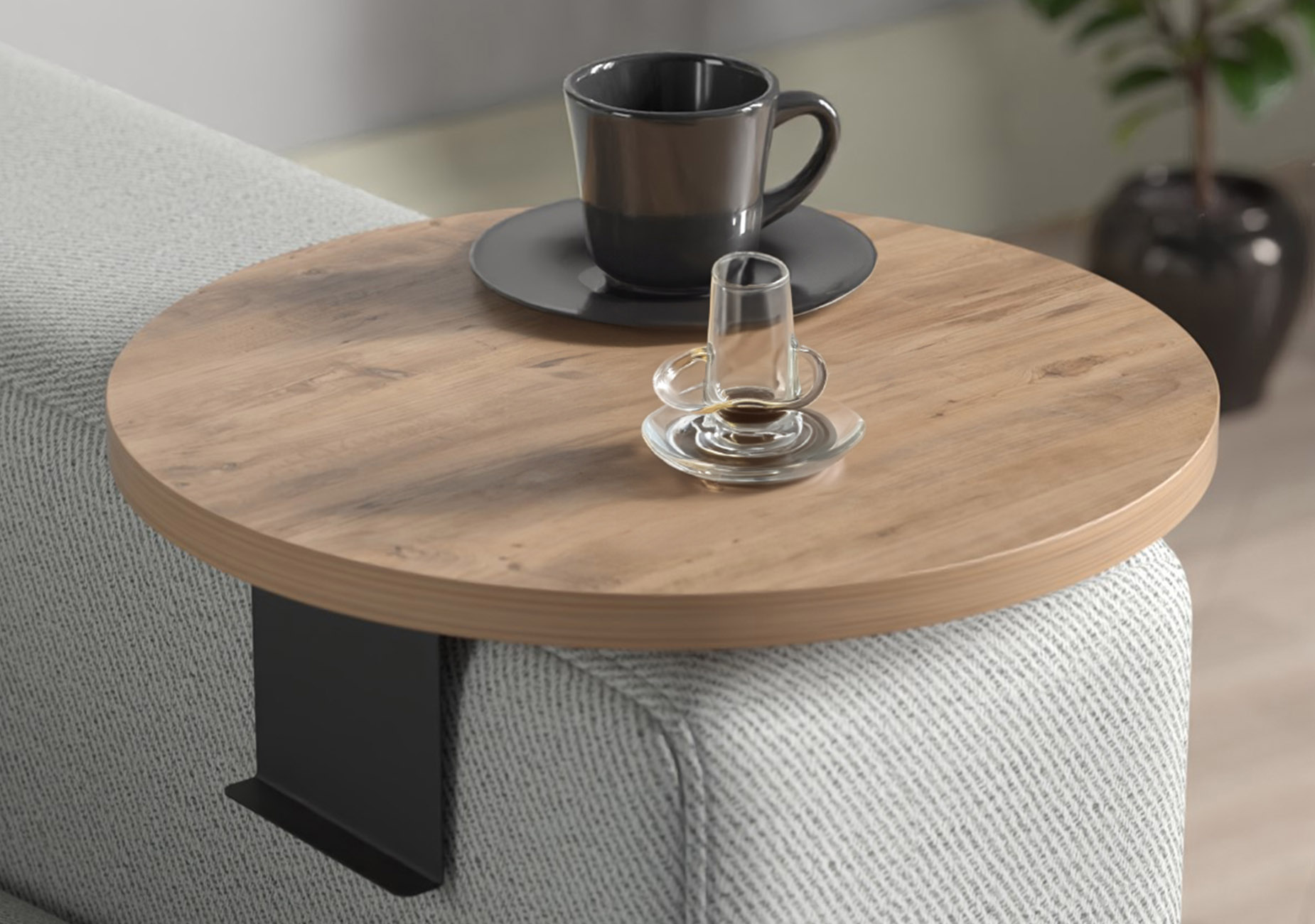 Artiva dienblad met houtlook