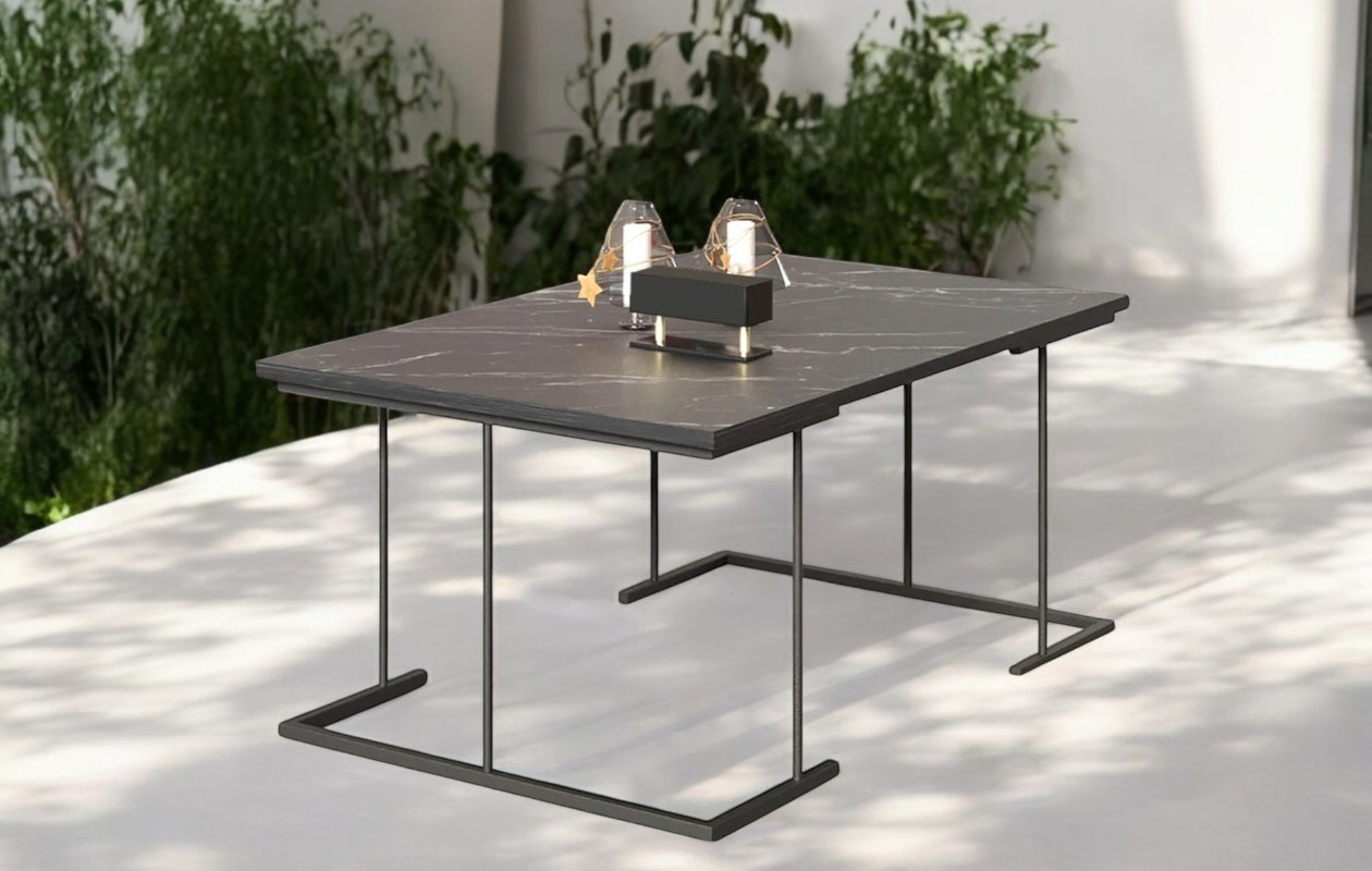 Table Basse Artiva Effet Marbre - Moderne et Élégante