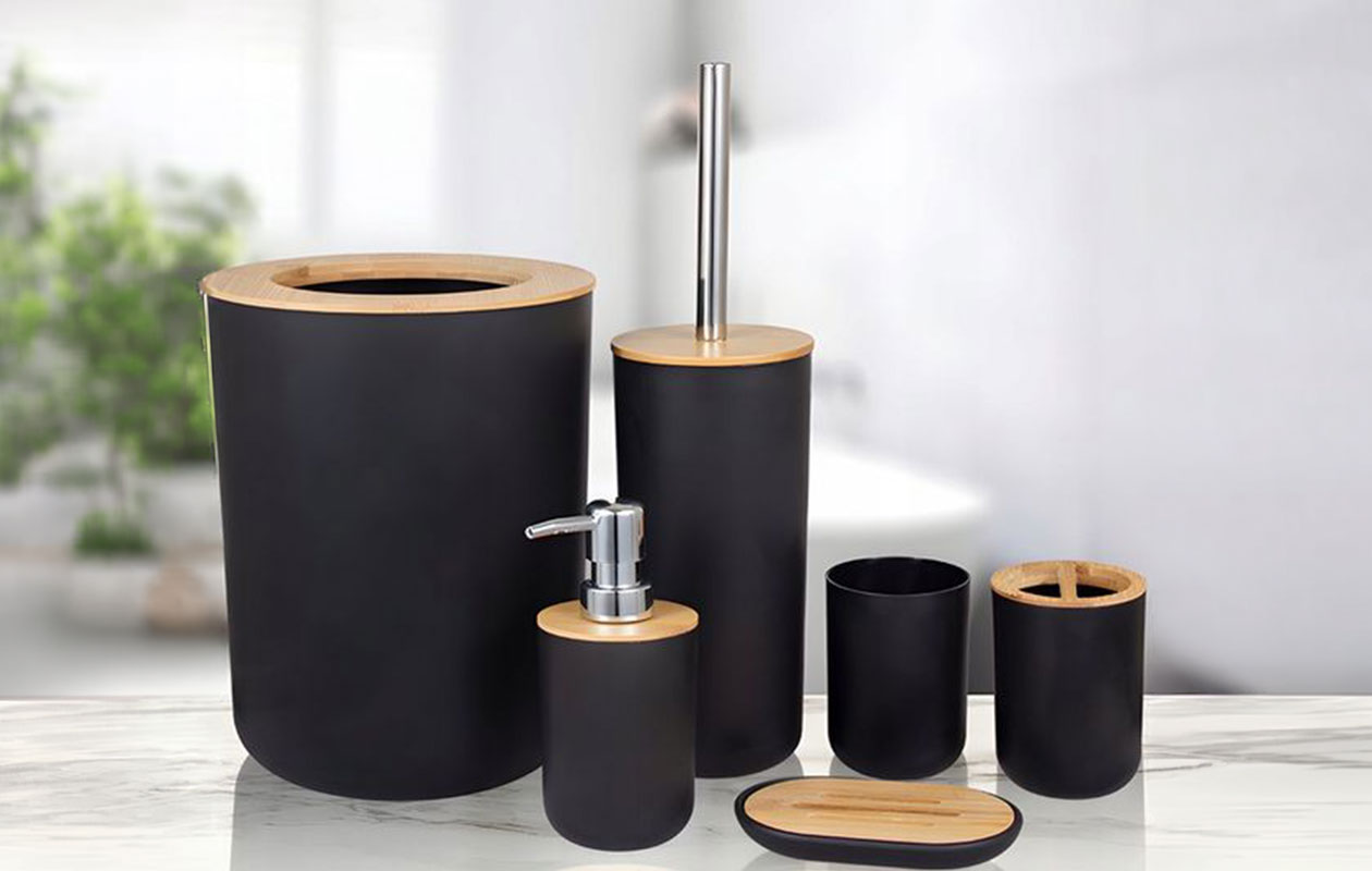 Ensemble d'accessoires de salle de bain 6 pièces