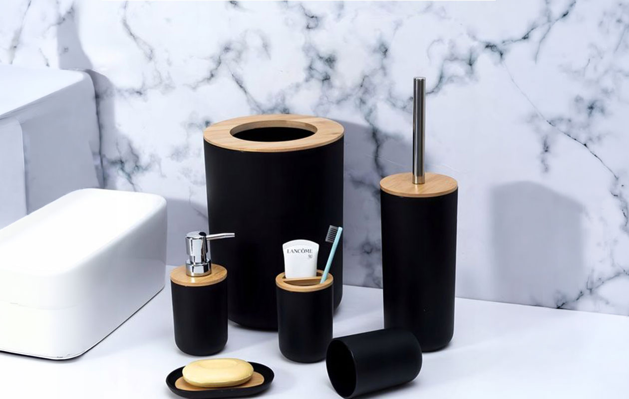 Ensemble d'accessoires de salle de bain 6 pièces