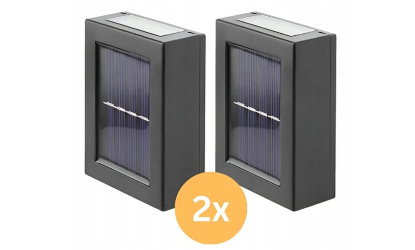 Appliques murales solaires Duolumo, lot de 2