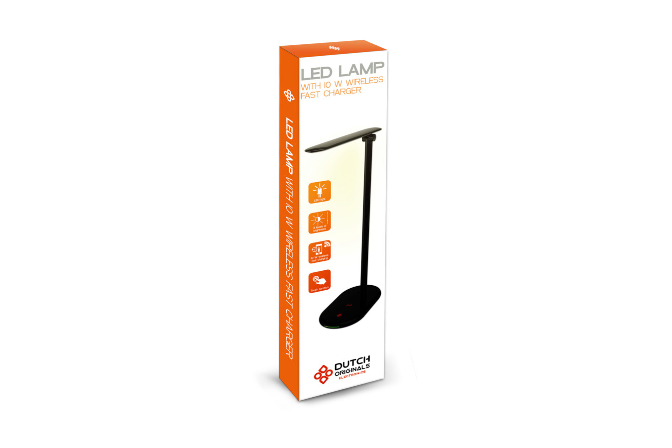 LED-bureaulamp met draadloze oplader