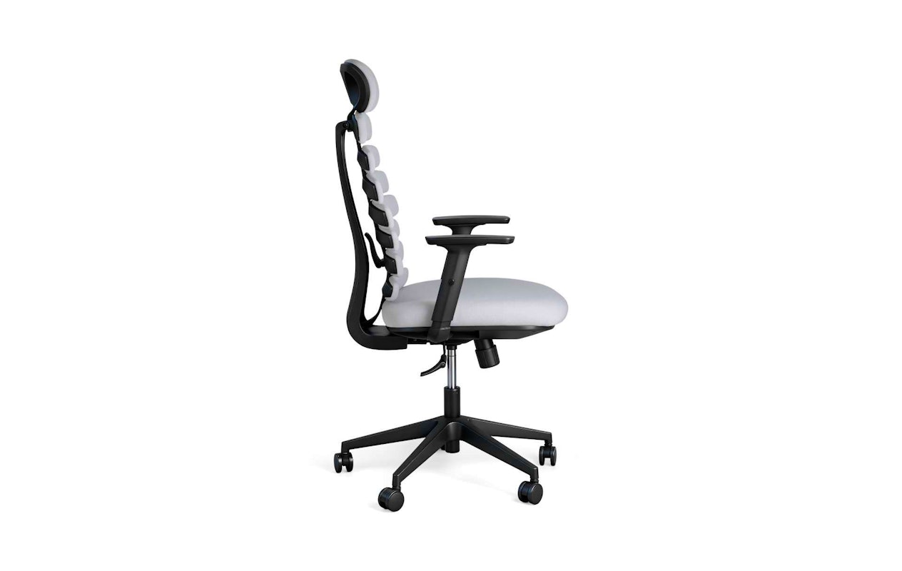 Ergonomische verstelbare bureaustoel - lichtgrijs