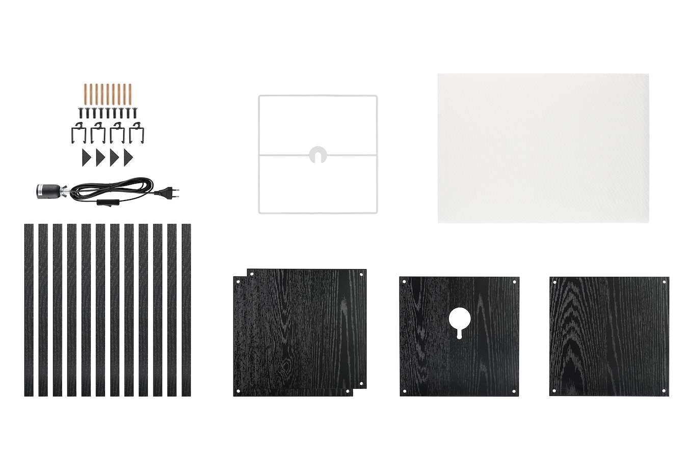 Feel Furniture - Staande lamp met opberguimte - Zwart