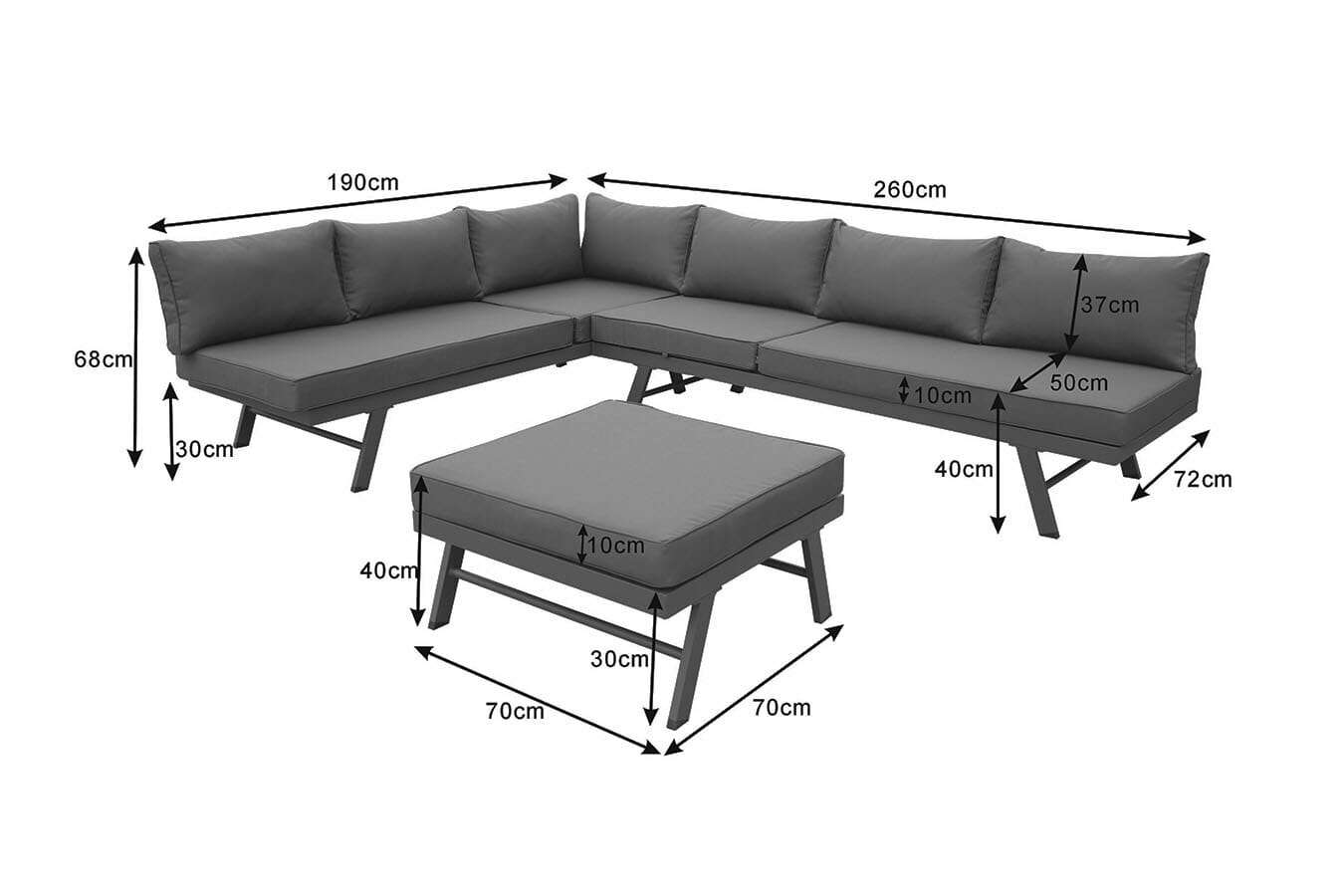 Feel Home loungeset all in one - 8 opties