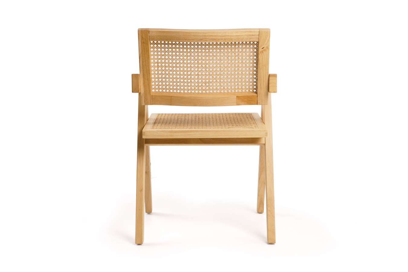 Feel Home - Houten eetkamer stoel - Rattan - Naturel