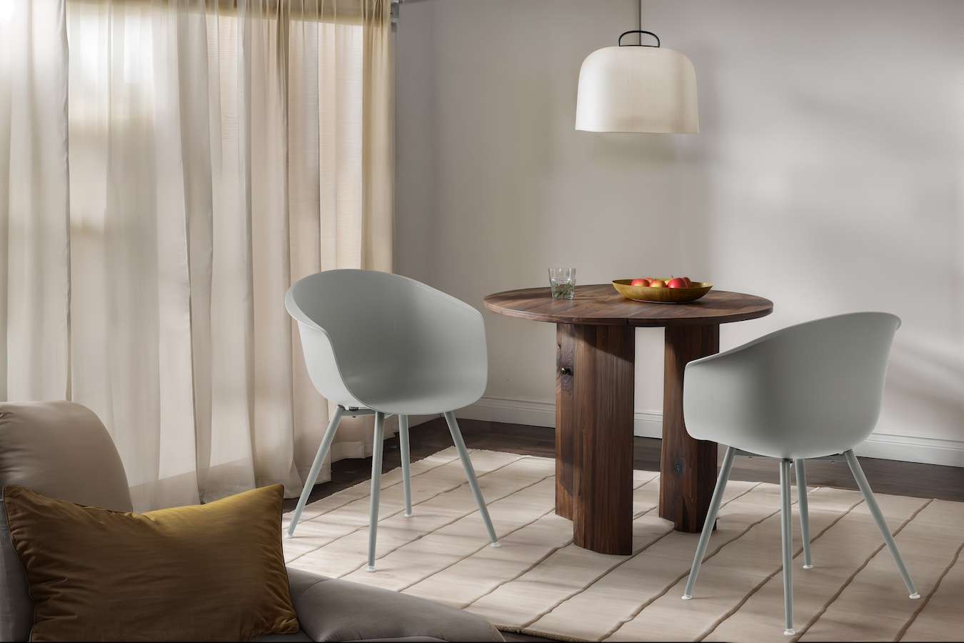 Feel Home - Luxe kuipstoel voor buiten - Light Grey - Set van 2 stuks