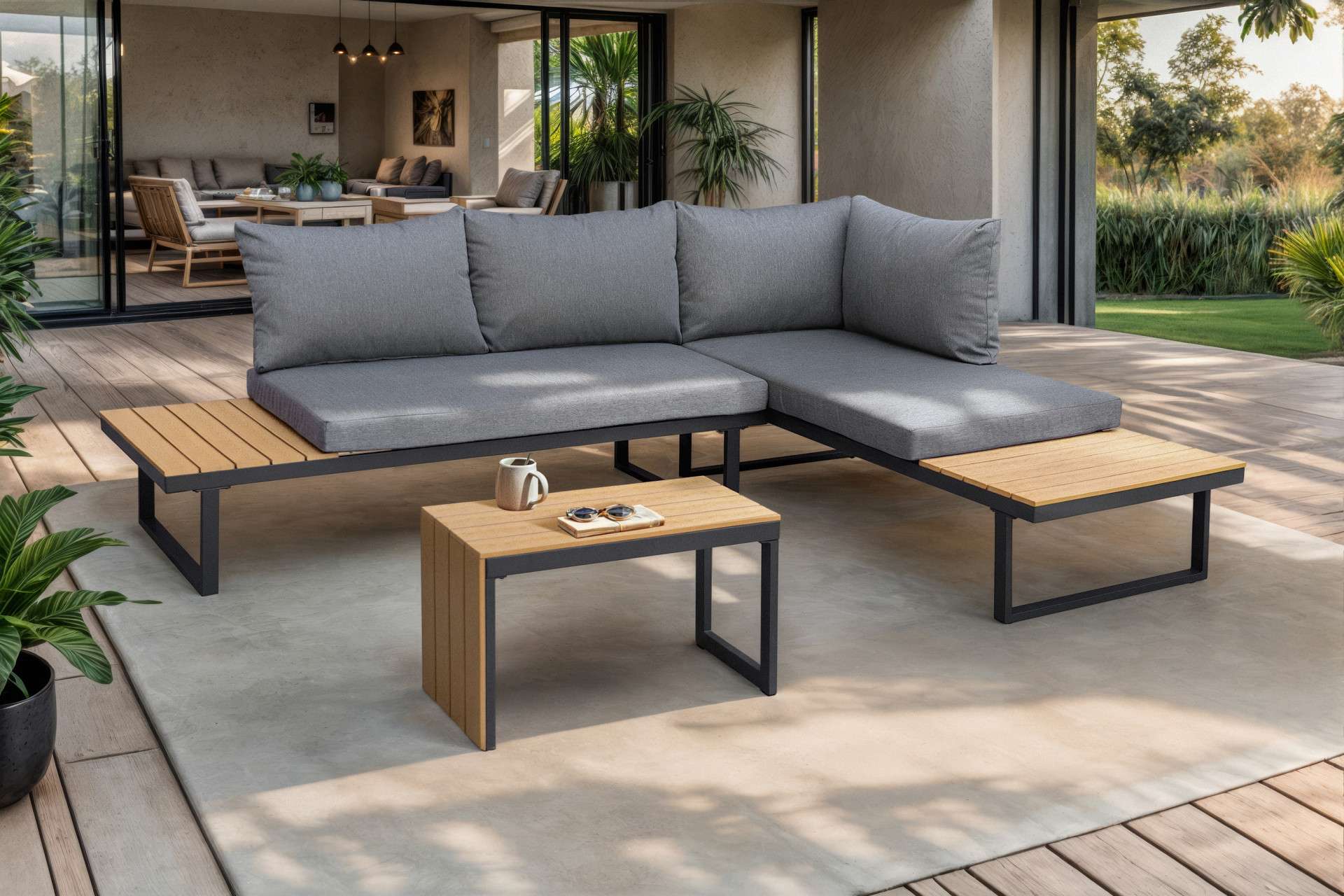 Feel Home - Toscana Loungeset met Salontafel - 5 opties