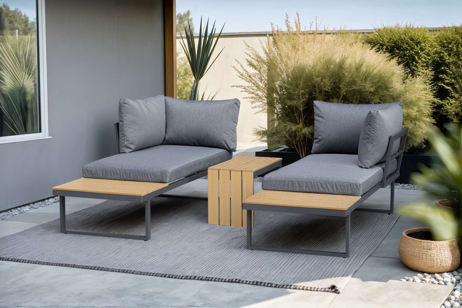 Feel Home - Toscana Loungeset met Salontafel - 5 opties
