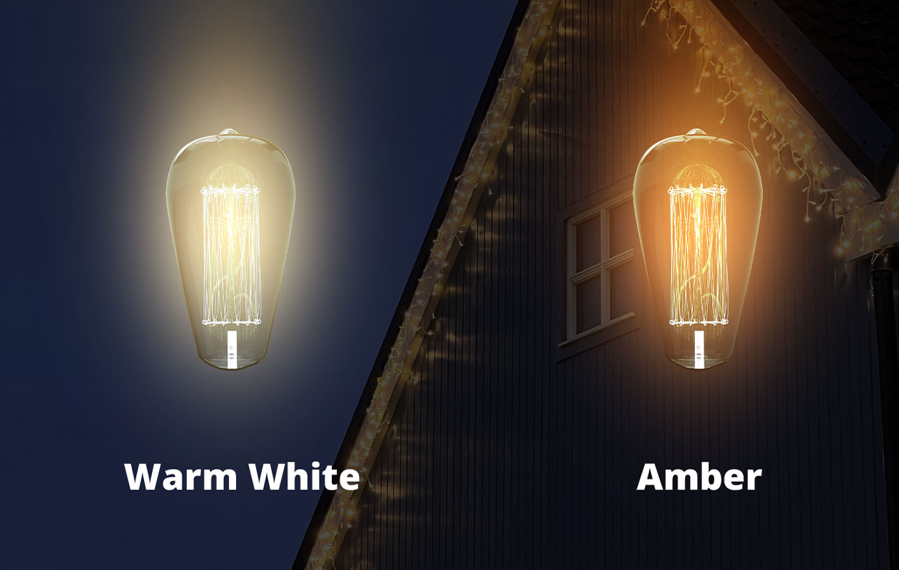 IJspegel lichtslinger 200 LED – Amber licht