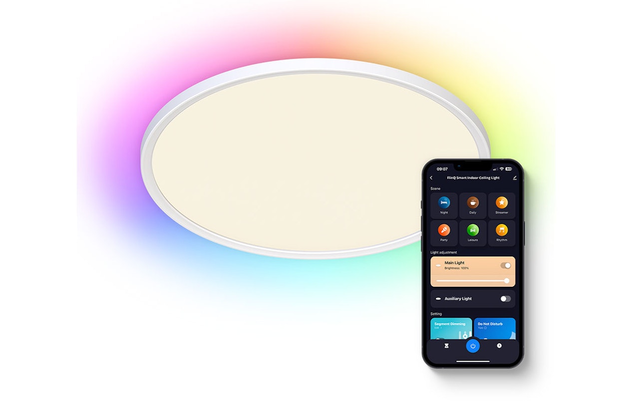 FlinQ slimme LED plafondlamp