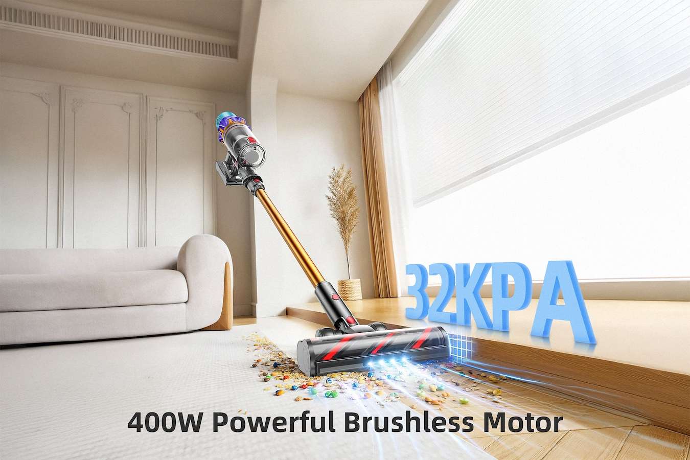 Hyundai Electronics Draadloze steelstofzuiger V12 Power Pro - Phoenix