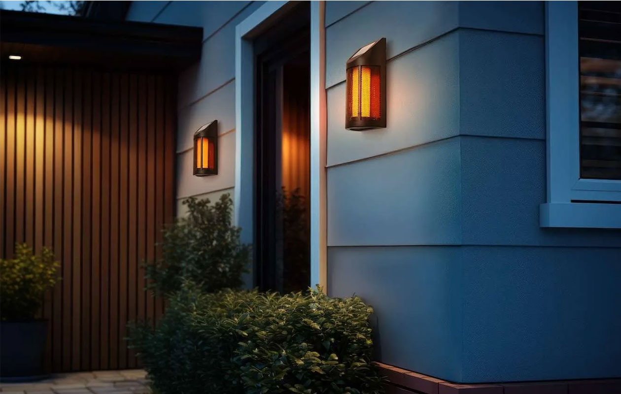 Hyundai Lighting Luxe Solar Bollard Wandlamp (2 stuks)
