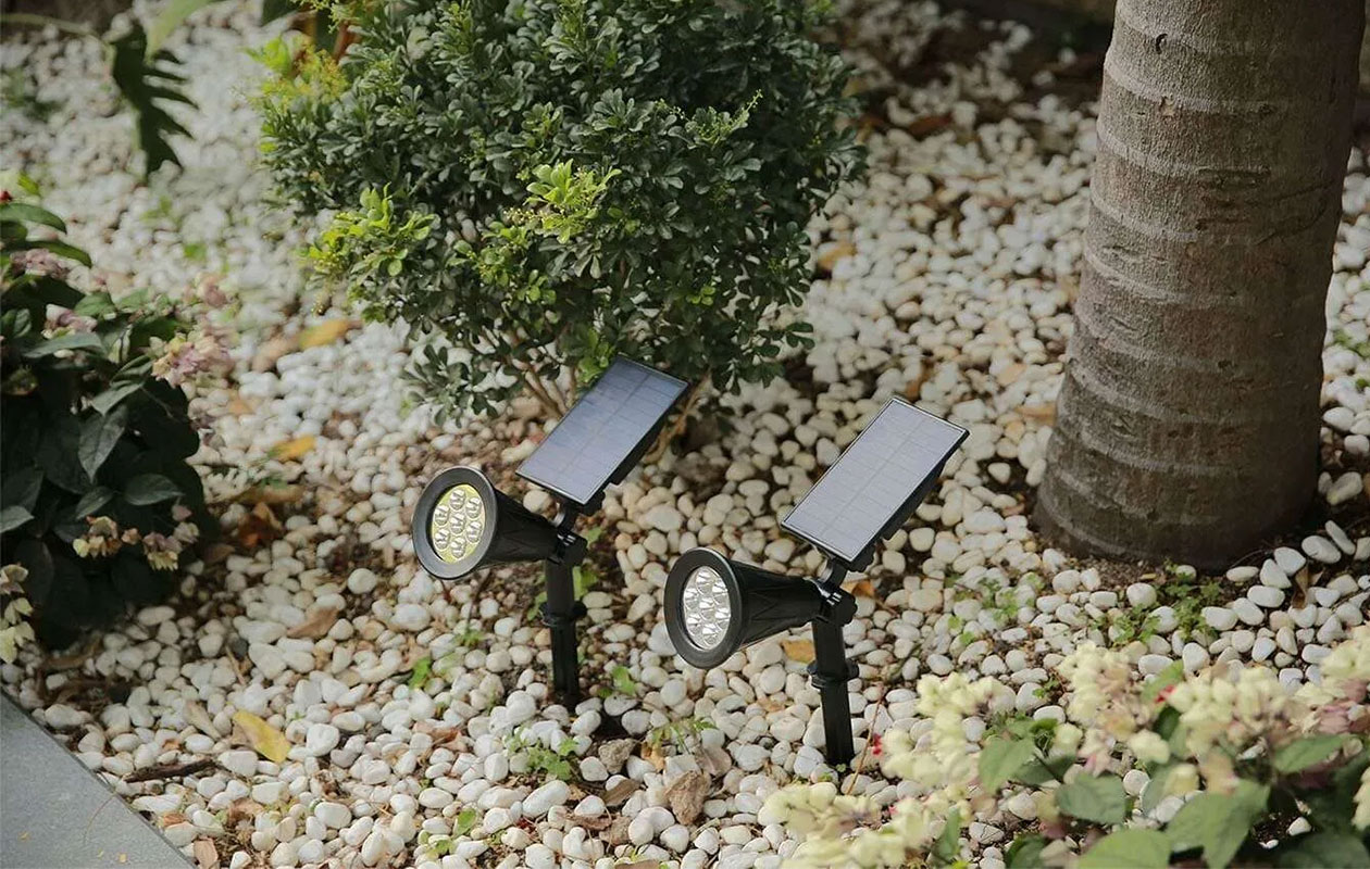 Hyundai Lighting Prikspots op Zonne-energie  (2 stuks)