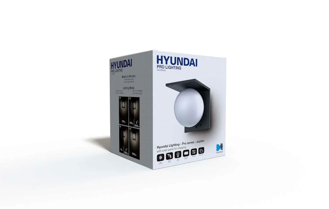 Applique murale solaire Hyundai Lighting PRO Series Jupiter