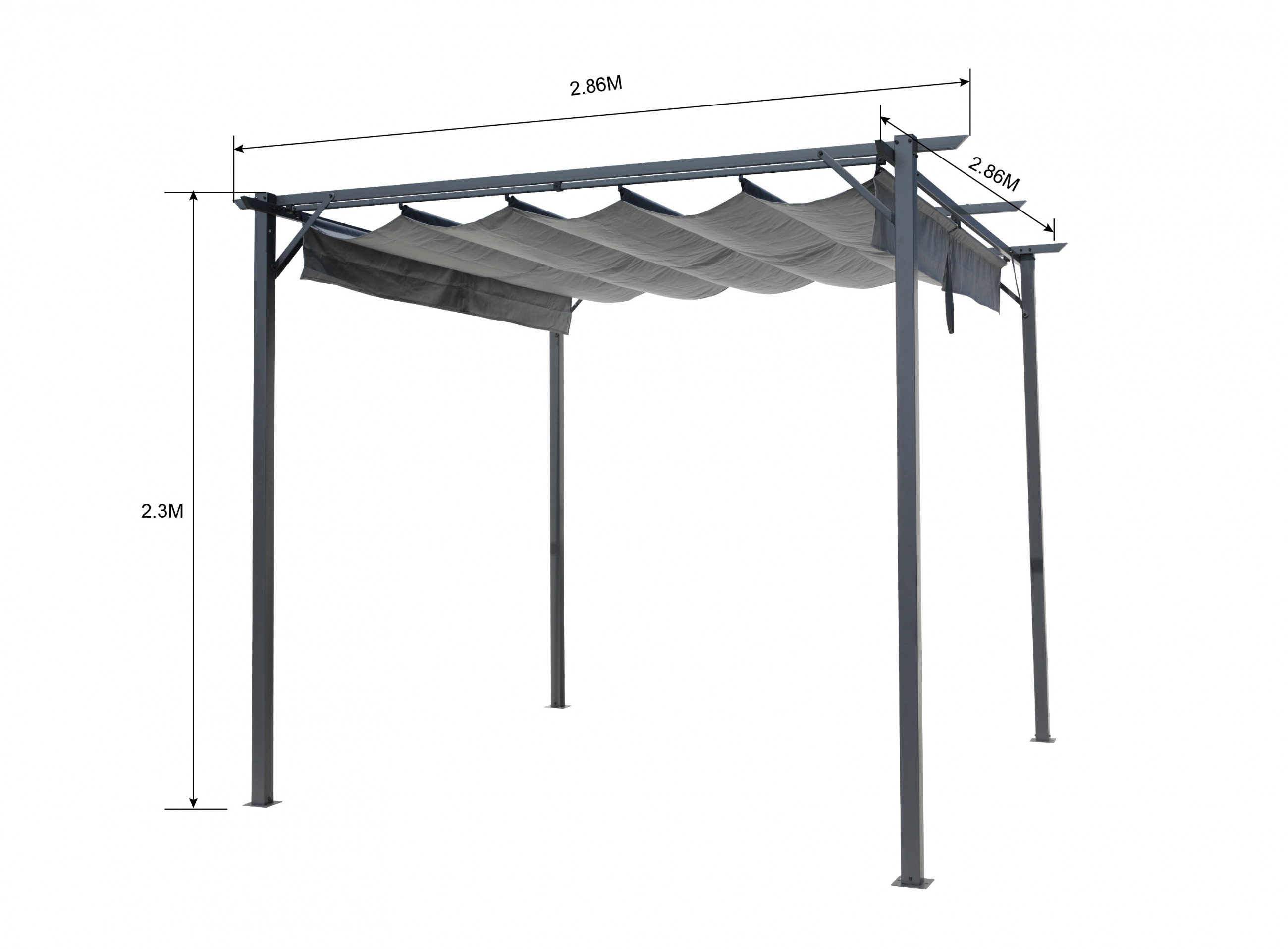 Intimo Garden - Luxe Zonnescherm / Tuinpaviljoen