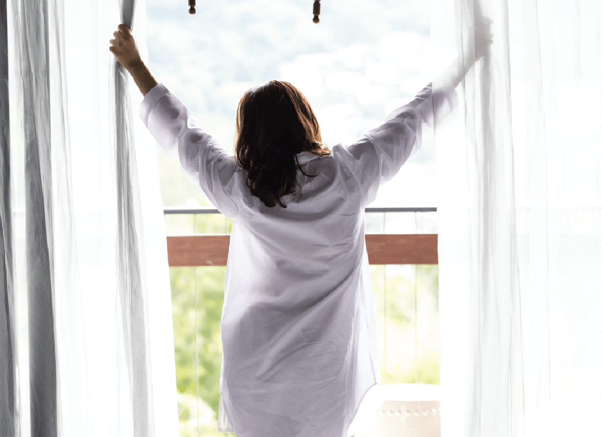 Larson - Luxe ondergordijnen - Met ringen - 3m x 2.5m - Wit