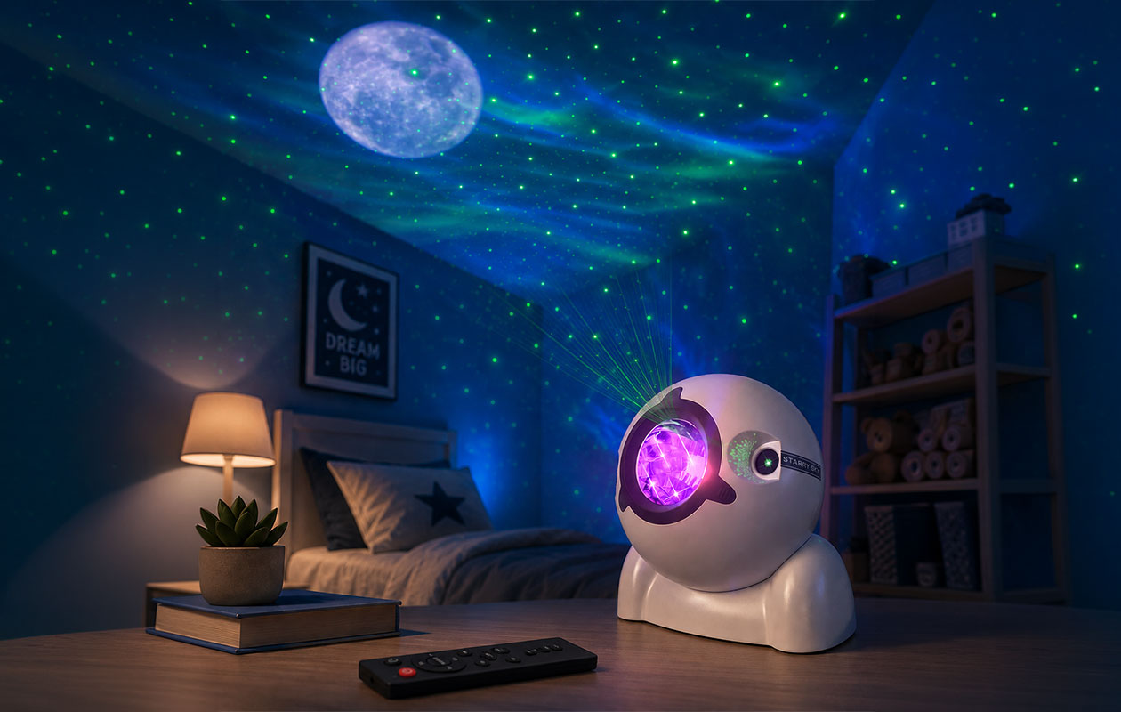 Laser sterren- en maanprojector