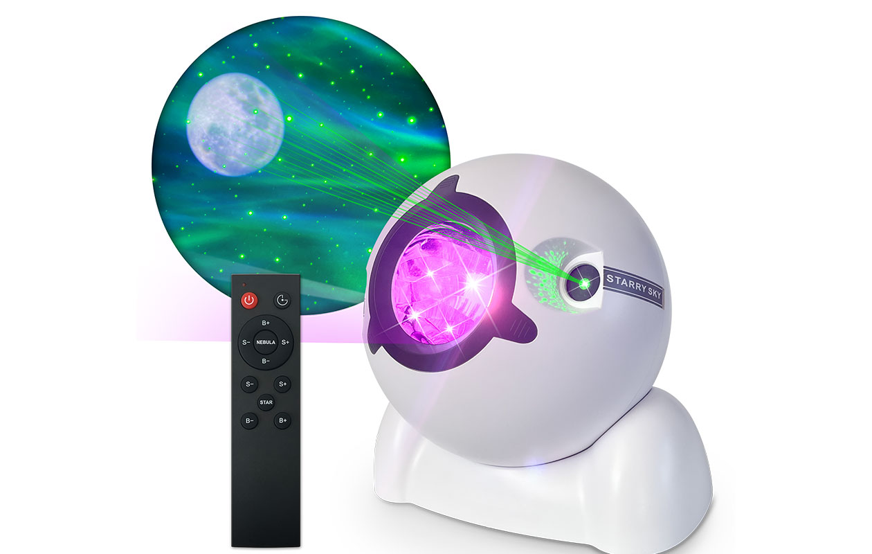 Laser sterren- en maanprojector