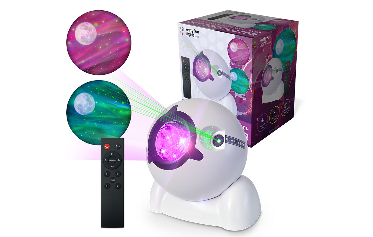 Laser sterren- en maanprojector