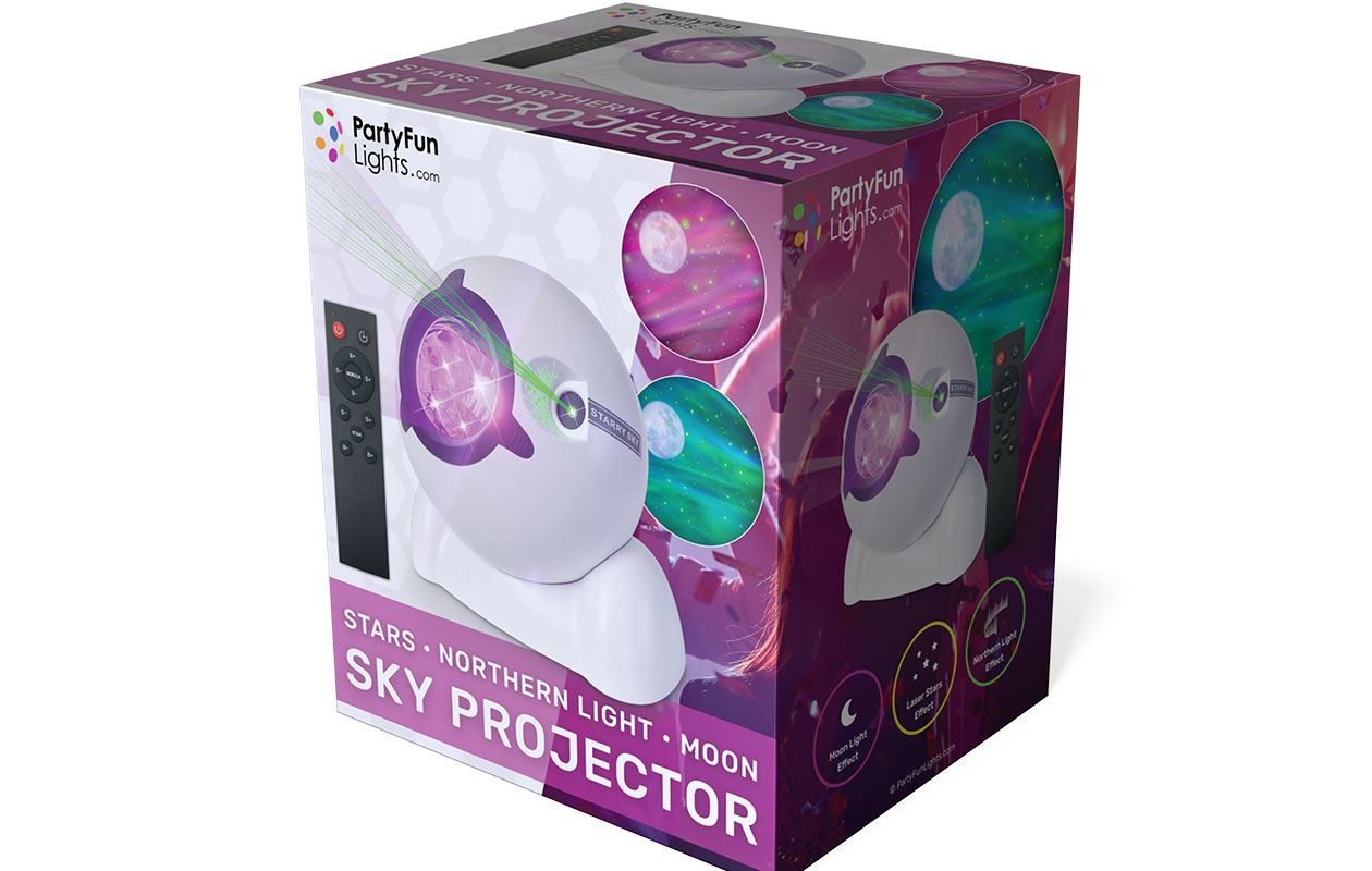 Laser sterren- en maanprojector