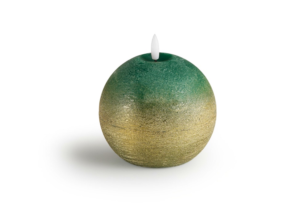 LED kaars set van 3 - met wax