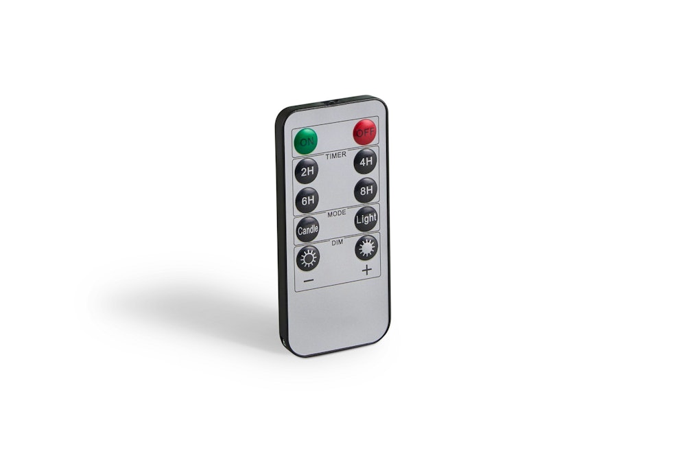 LED kaars set van 3 - met wax