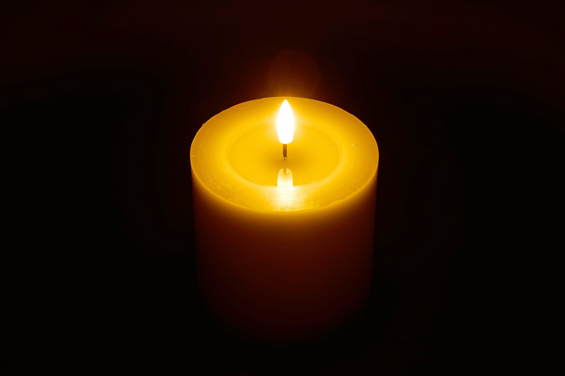 Lot de 9 bougies LED  - Gris clair