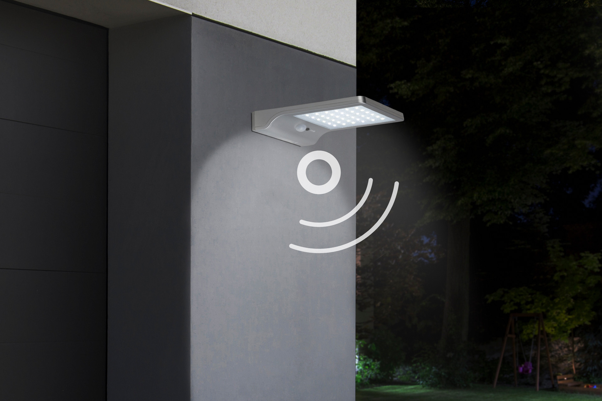 LED Lovers Kansas Solar Flat Light - Zilver