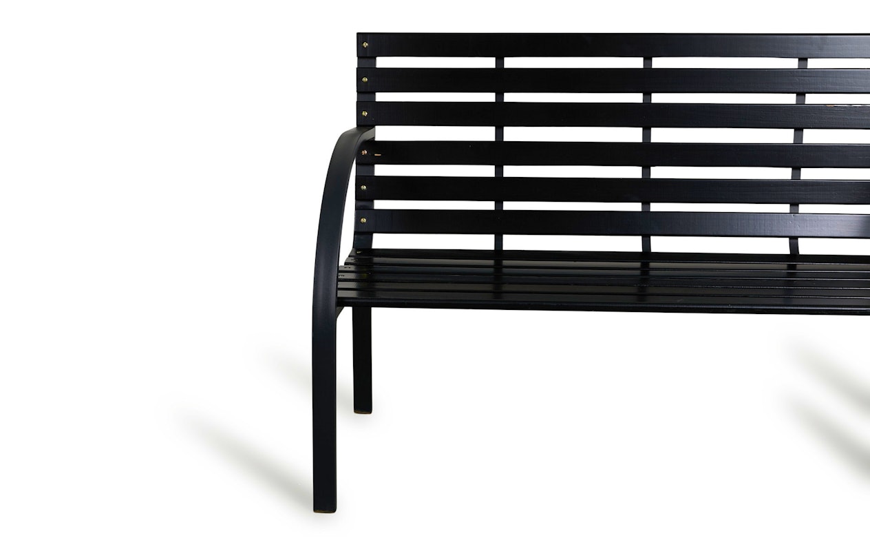 Lifa Garden Banc de jardin en bois - Noir