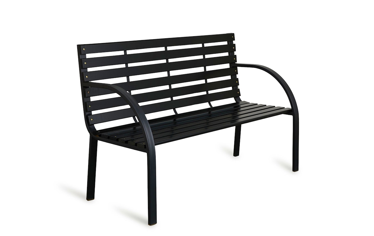 Lifa Garden Banc de jardin en bois - Noir