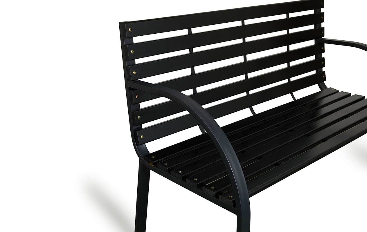 Lifa Garden Banc de jardin en bois - Noir