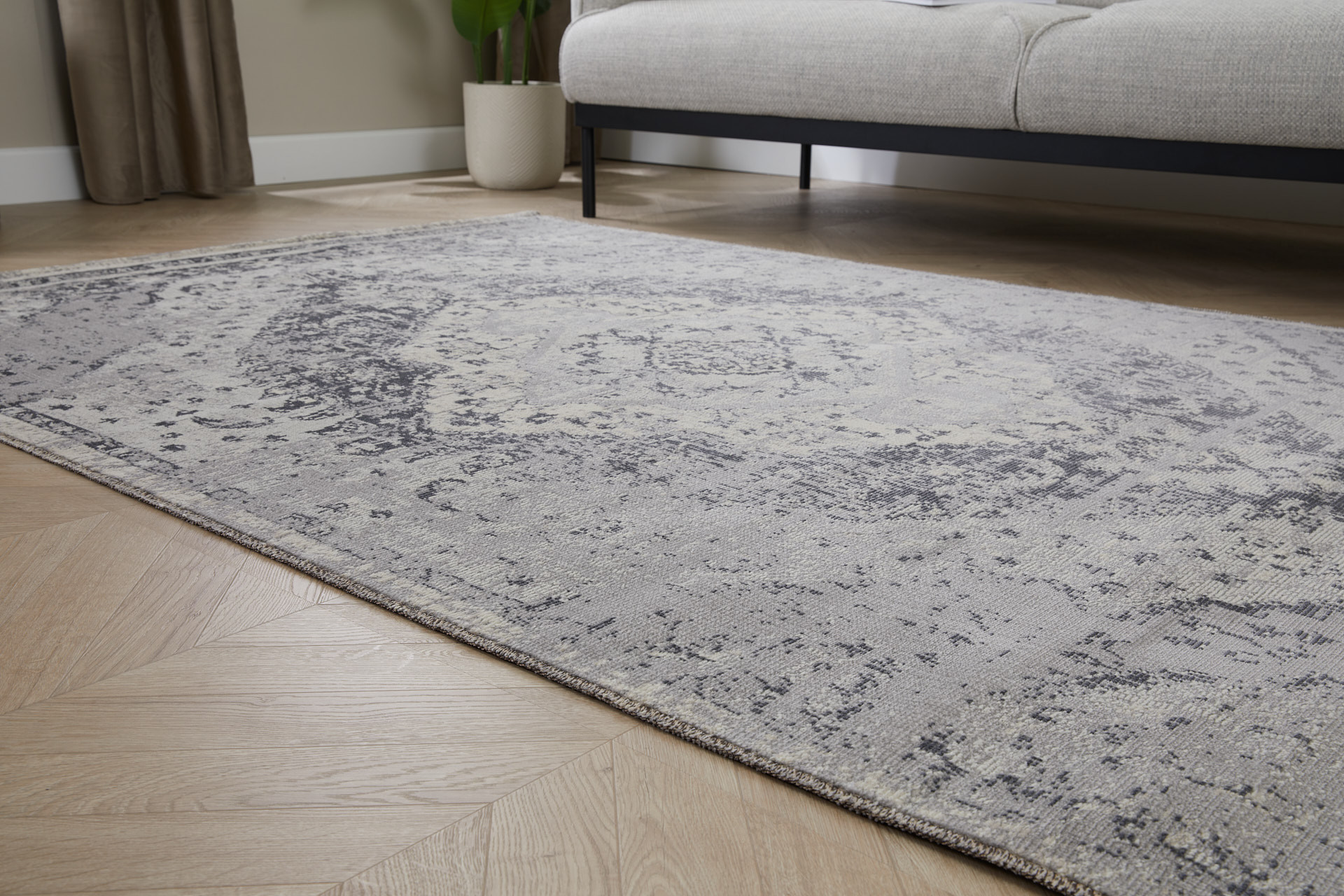 Vloerkleed - Lifa Living Aqua Rosa 160 x 230 cm 