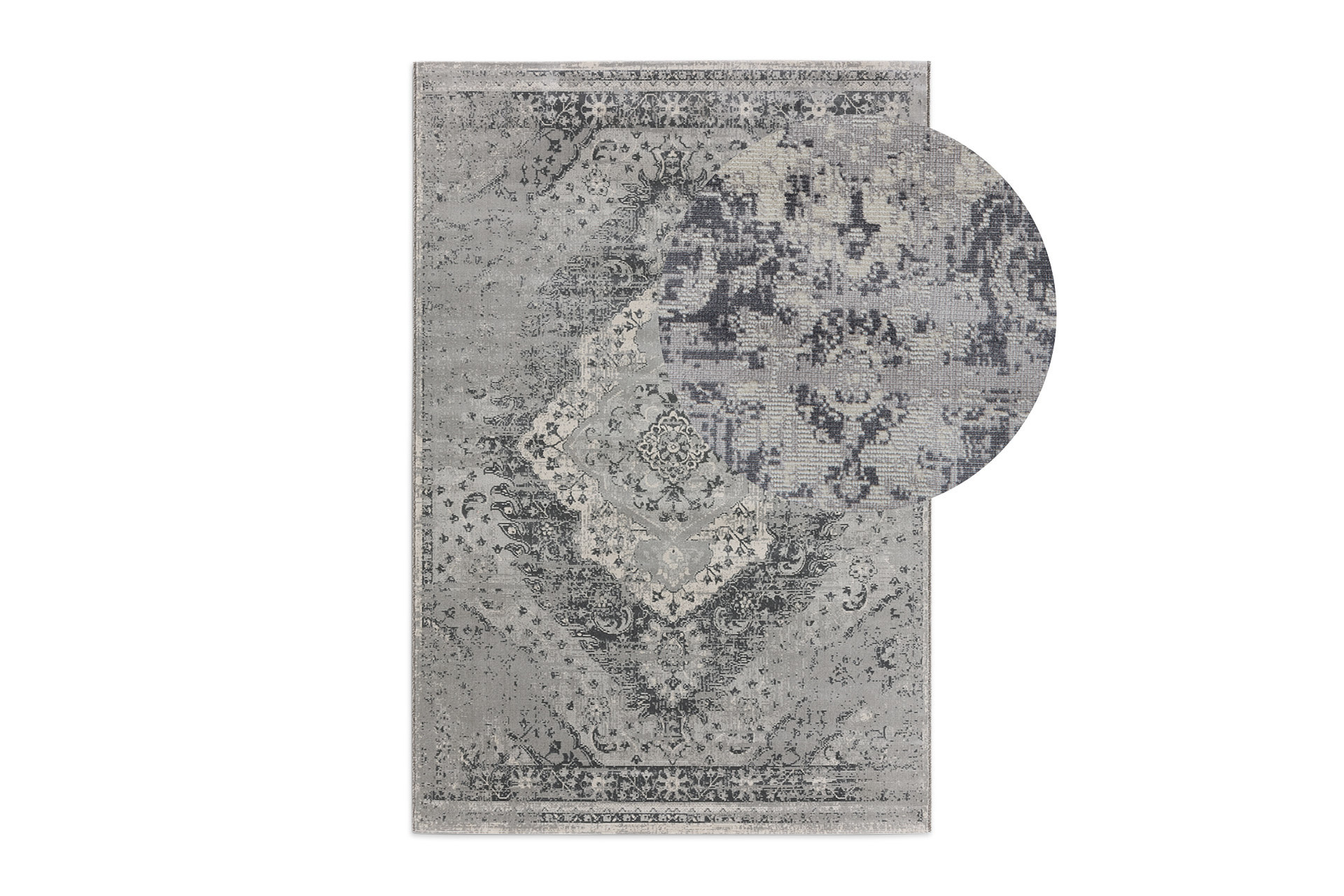 Vloerkleed - Lifa Living Aqua Rosa 160 x 230 cm 