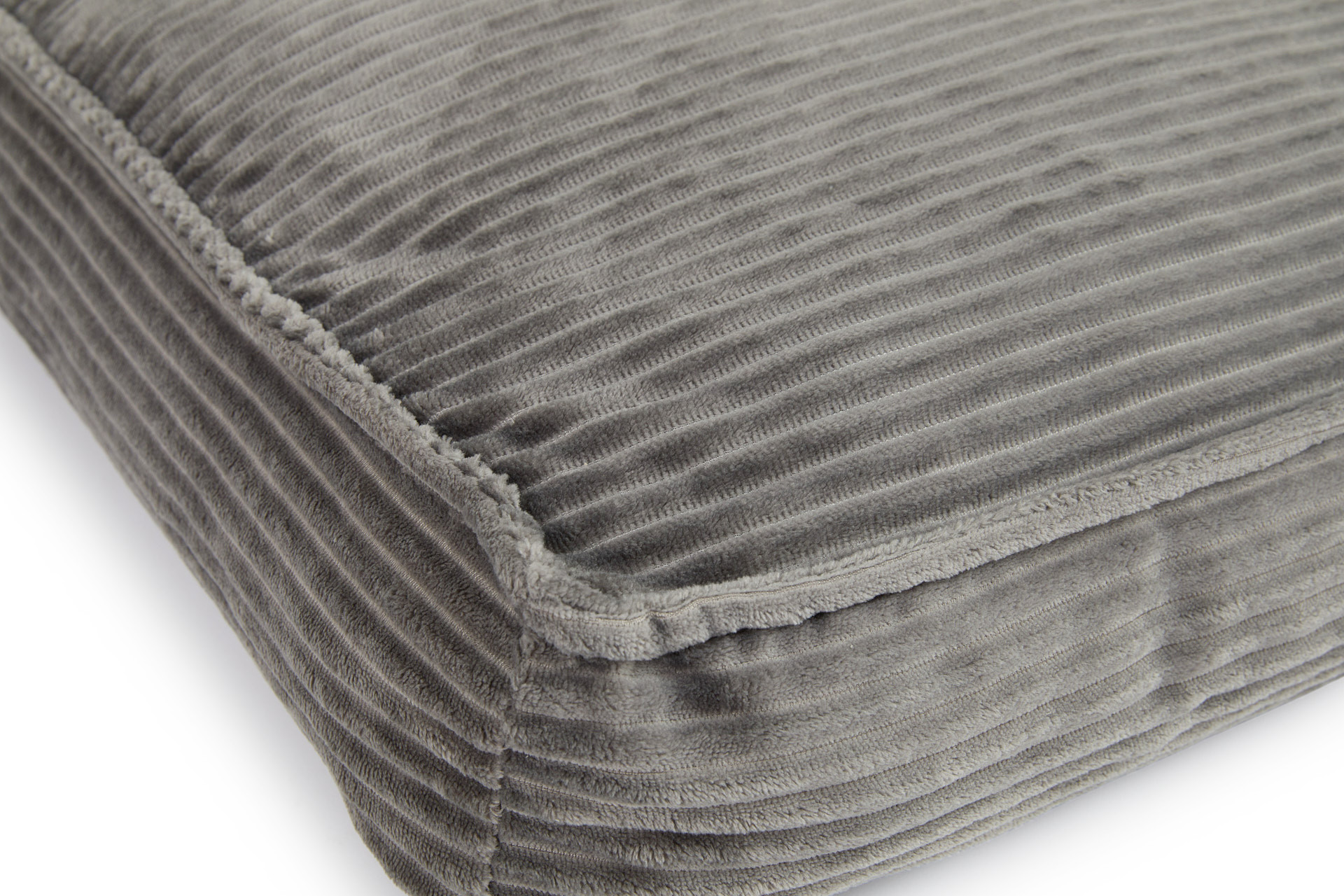 Lifa Living Hondenkussen ribfluweel - Grijs