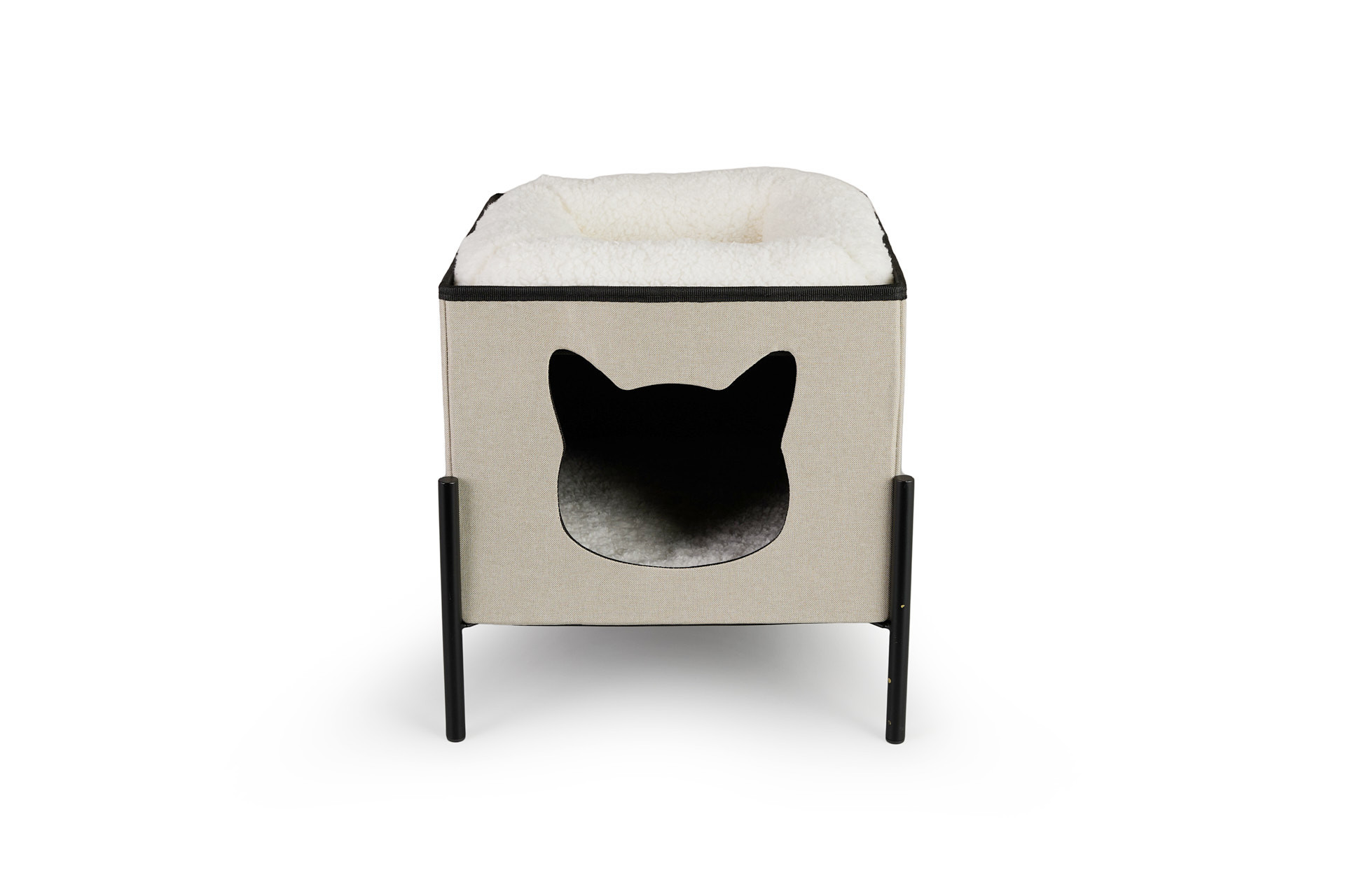 Lifa Living Kattenhuis op pootjes met ligkussen