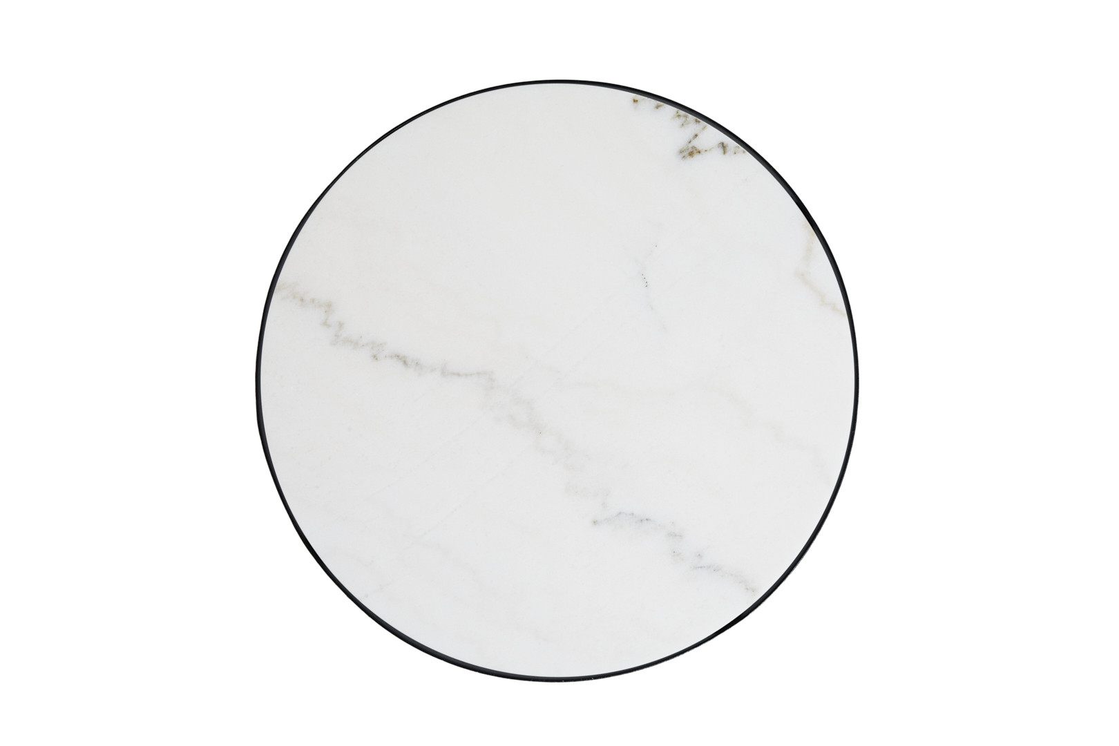 Lifa Living Table d'appoint en marbre Julien - Blanc