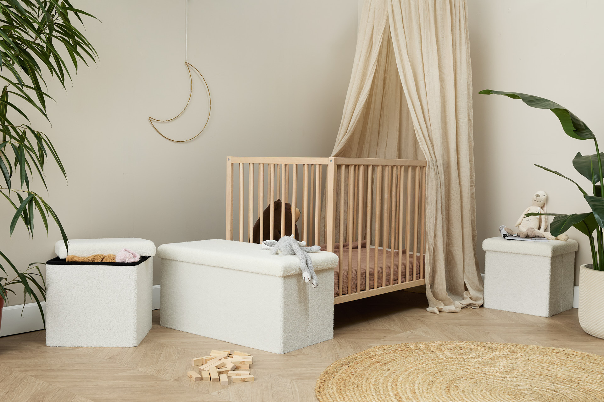 Lifa Living opbergbox teddy set van 3