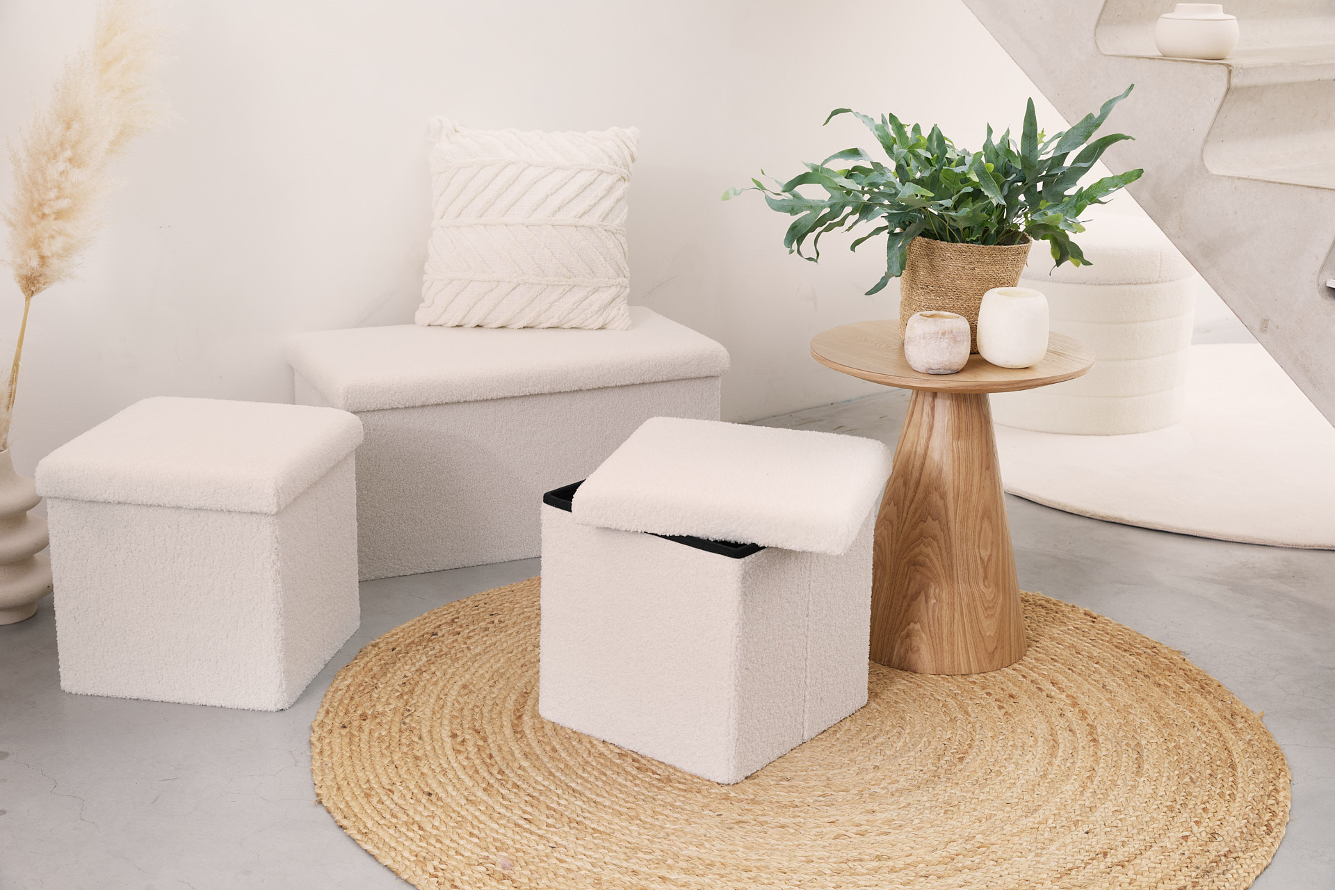 Lifa Living opbergbox teddy set van 3