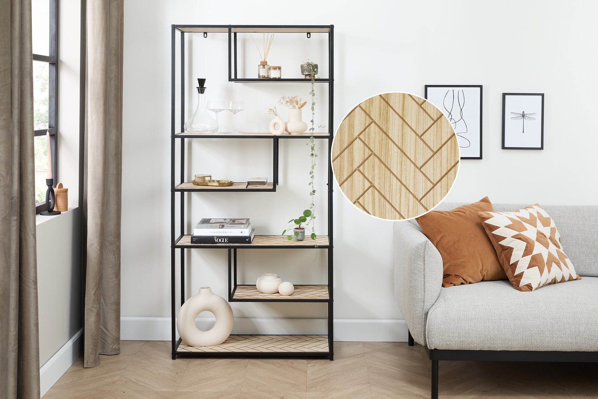 Lifa Living Saint Maxime wandkast visgraat