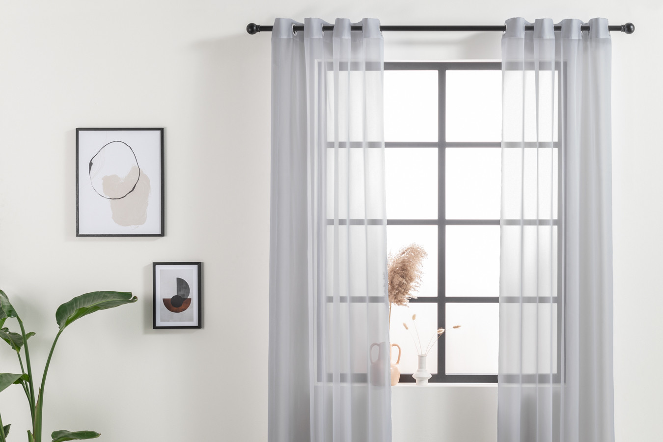 Lifa Living Vitrage 150x250 - Set/2 - Ringen - Light Grey