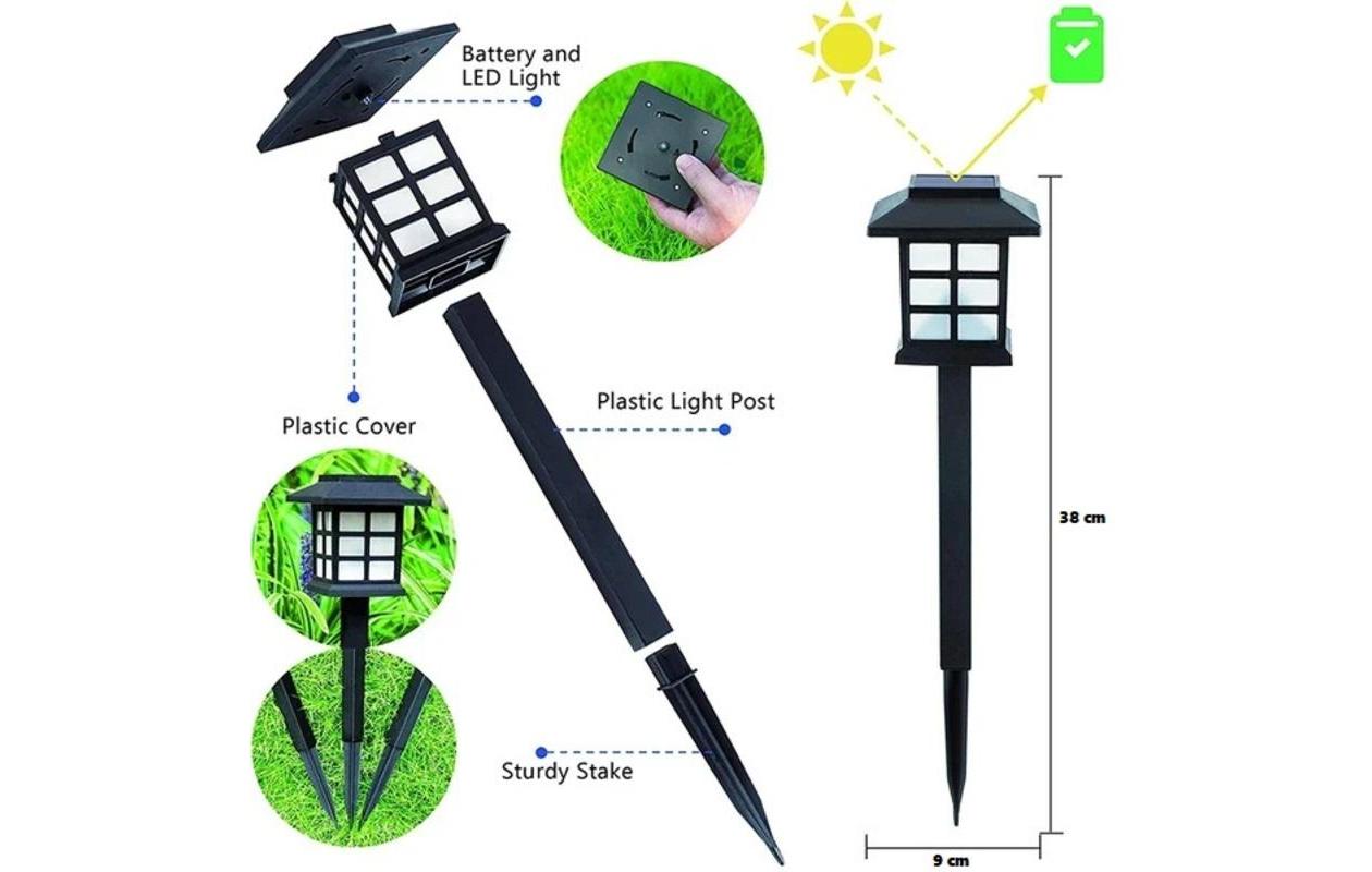 Lumitrad zonnepadverlichting 6 stuks