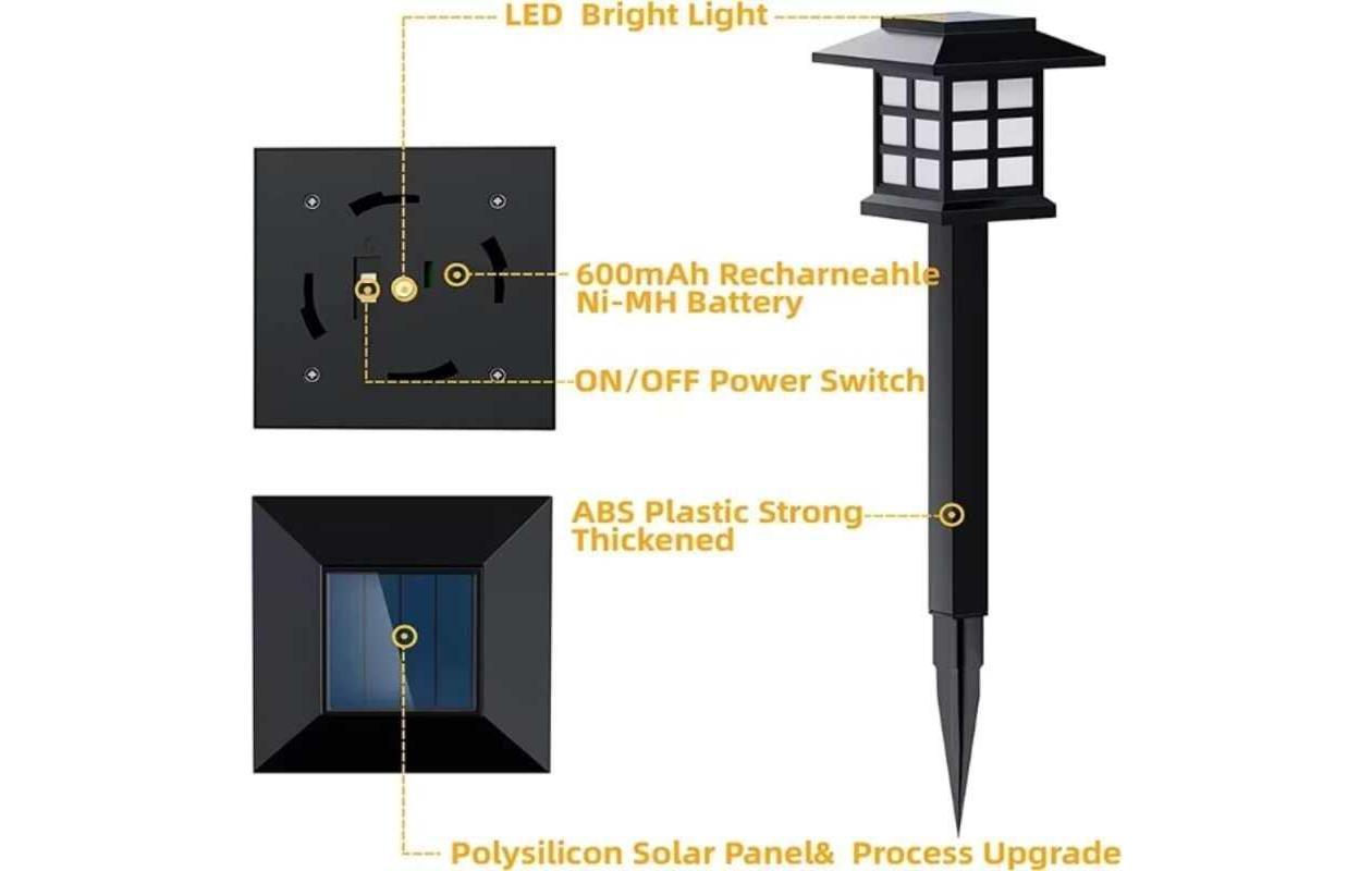 Lumitrad zonnepadverlichting 6 stuks