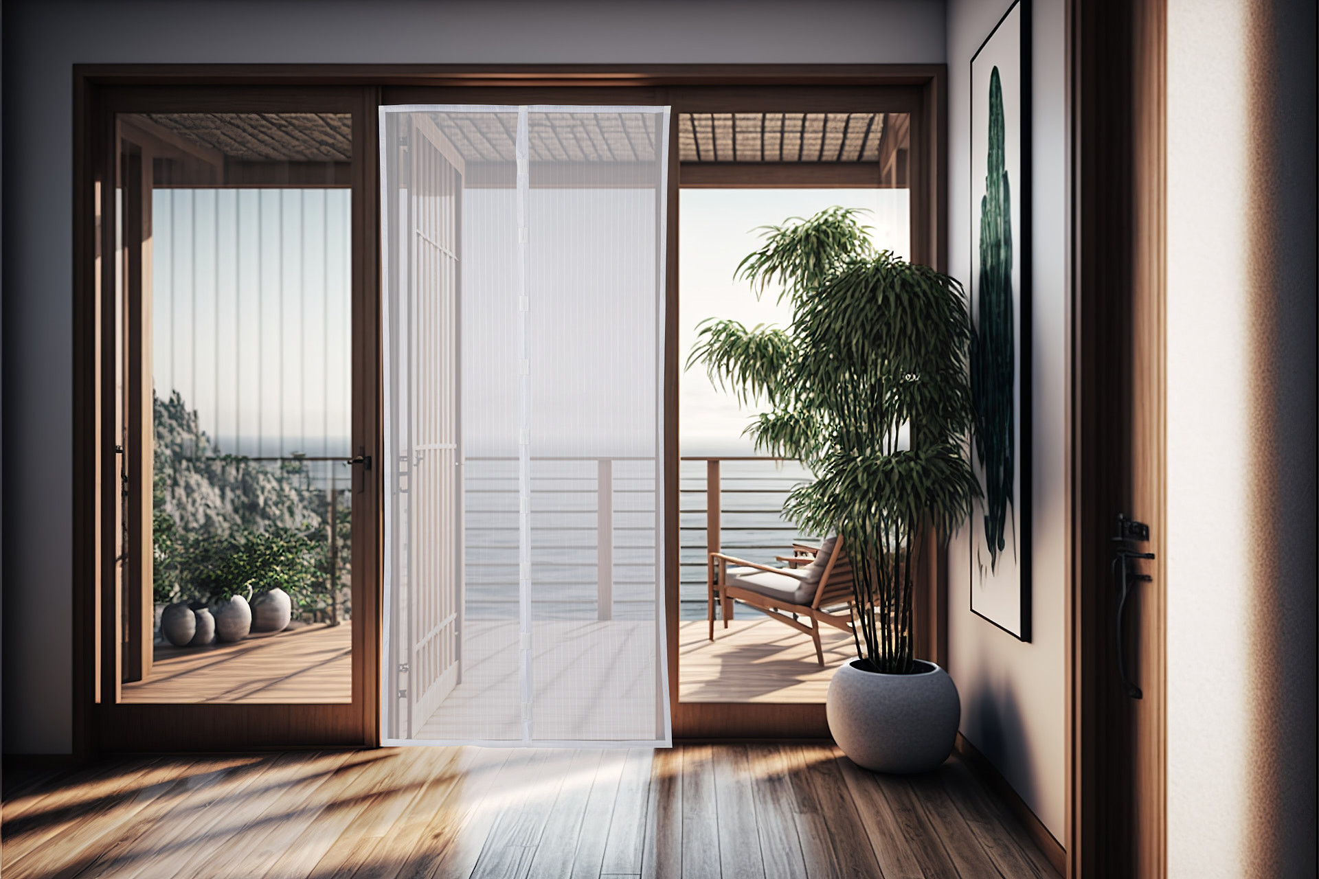 Mascot Online Vliegengordijn Bug Away Wit