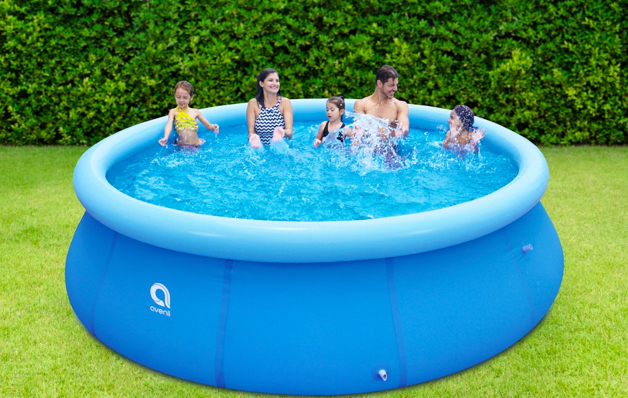 Rond opblaasbaar zwembad van 4 meter met korting | VakantieVeilingen